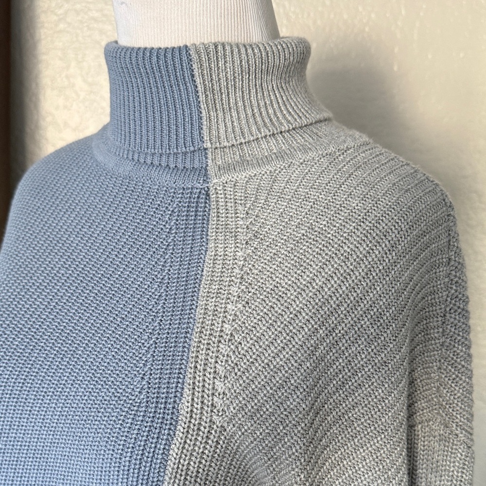Mod Color Block Turtleneck Sweater - Picture 7 of 7